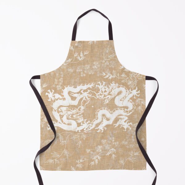Artikelvorschau, Ancient Dragons Neutral Beige Tan Vintage Multicolor Floral and Linen entworfen und verkauft von LoveAlways-AEP.