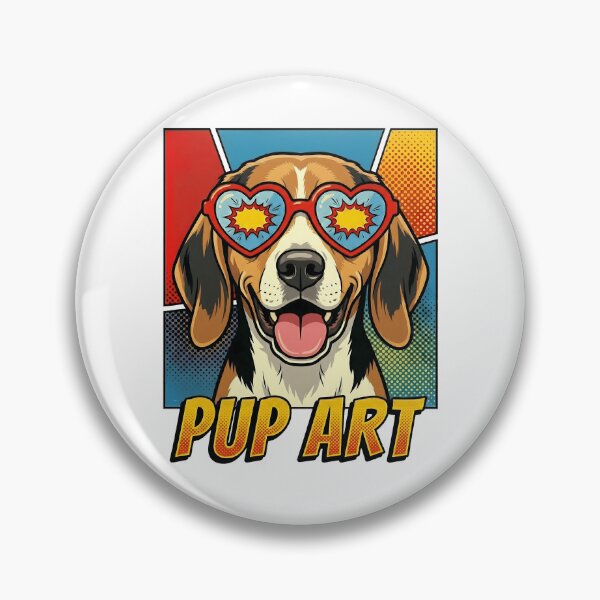 Item preview, American Foxhound Pup Art Comic Dog designed and sold by k3rstman1.