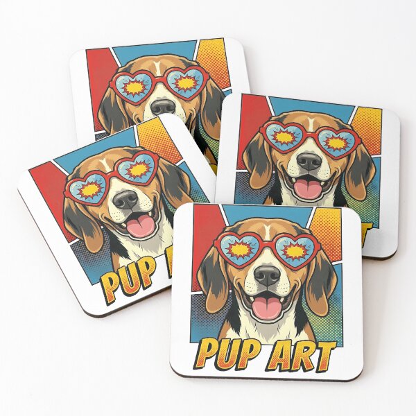 Item preview, American Foxhound Pup Art Comic Dog designed and sold by k3rstman1.