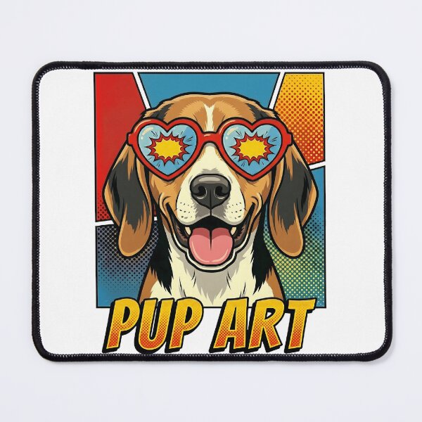 Item preview, American Foxhound Pup Art Comic Dog designed and sold by k3rstman1.