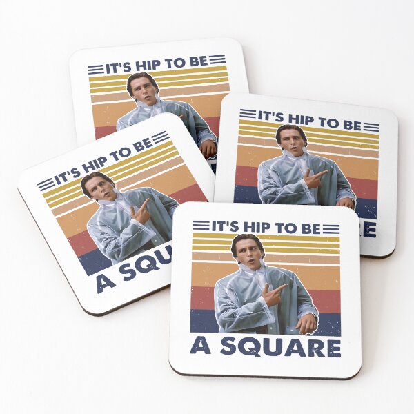 Item preview, American Psycho Patrick-Bateman Hip To Be A Square Vintage  designed and sold by Adenahilton.