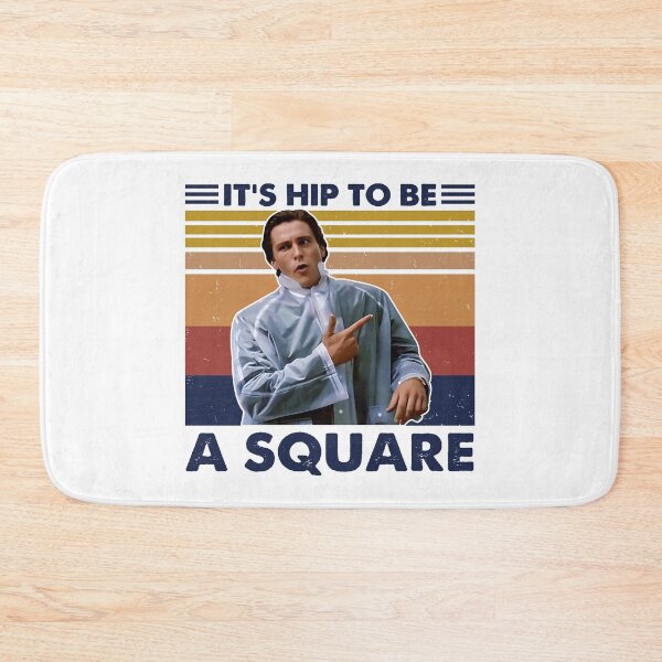 Item preview, American Psycho Patrick-Bateman Hip To Be A Square Vintage  designed and sold by Adenahilton.