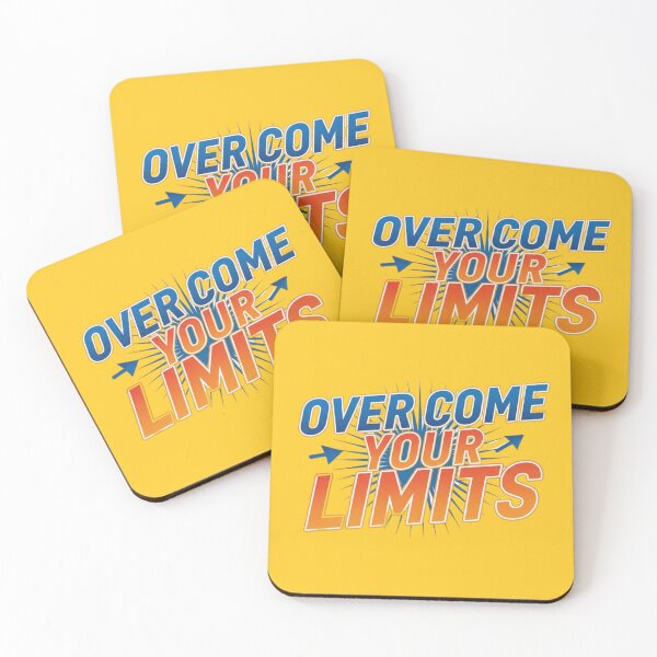 Item preview, Overcome Your Limits - Retro Motivational Burst Design designed and sold by LoudVictory.