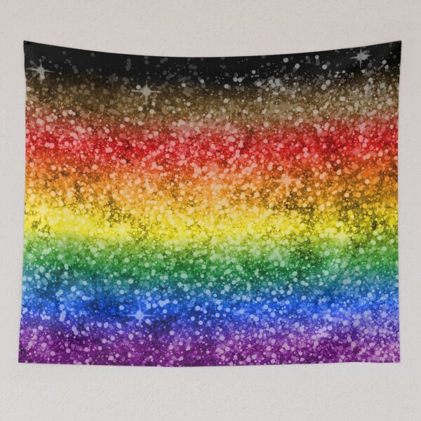 Item preview, Pride Glitter -- Rainbow 2 designed and sold by Balerion6.