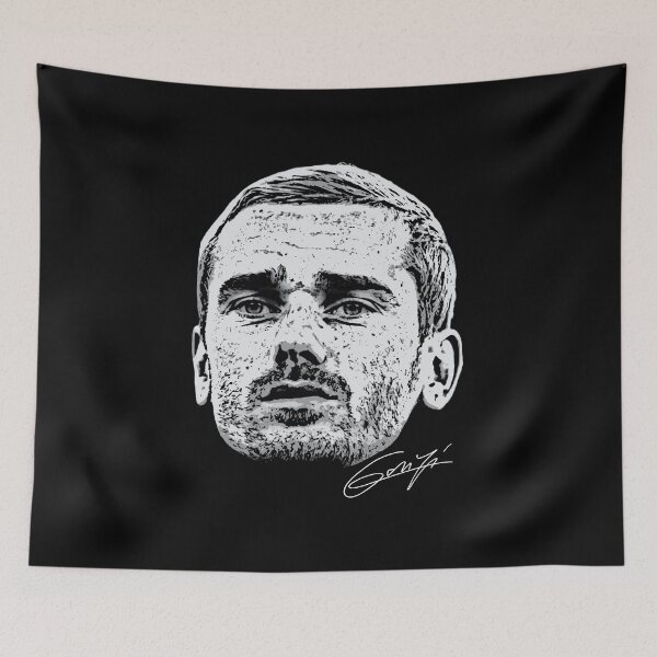 Item preview, Antoine Griezmann Minimal Face Illustration designed and sold by Josphinerron.