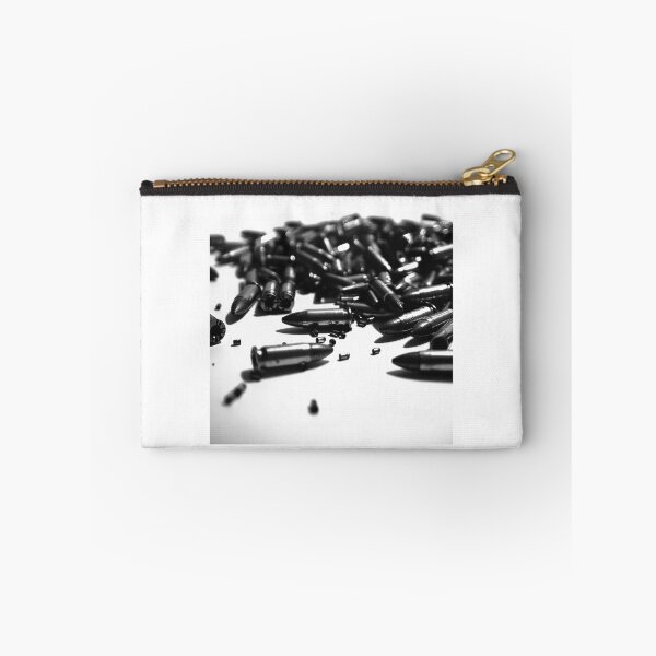 Item preview, Scattered Ammunition Black and White Conceptual Art Photography designed and sold by inkoutninja.