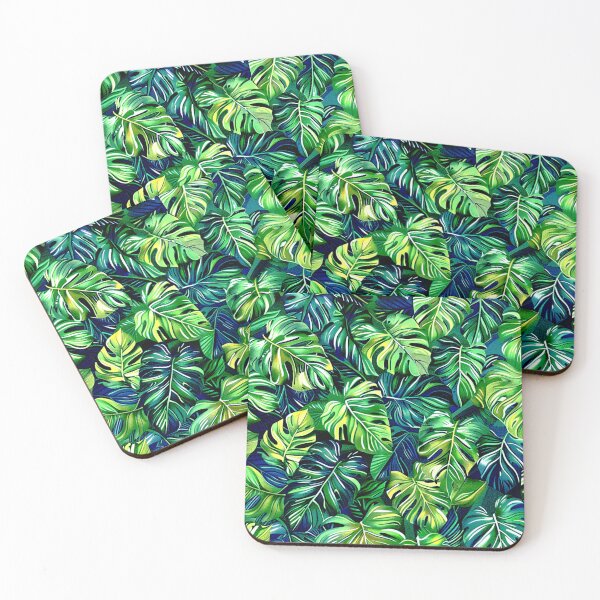 Item preview, Tropical Island Fantasy Colorful Palm Leaves Designs Pattern designed and sold by DEC02.