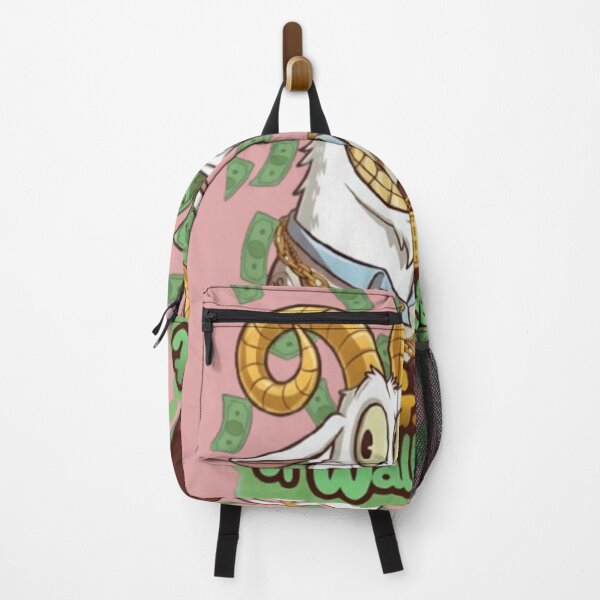 Item preview, Cartoon Goat Celebrating Wealth on Wall Street designed and sold by Goat.Shop-28.