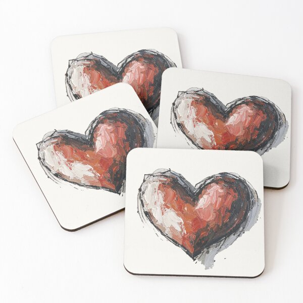 Item preview, Expressive Painted Heart designed and sold by yara.lahdo.