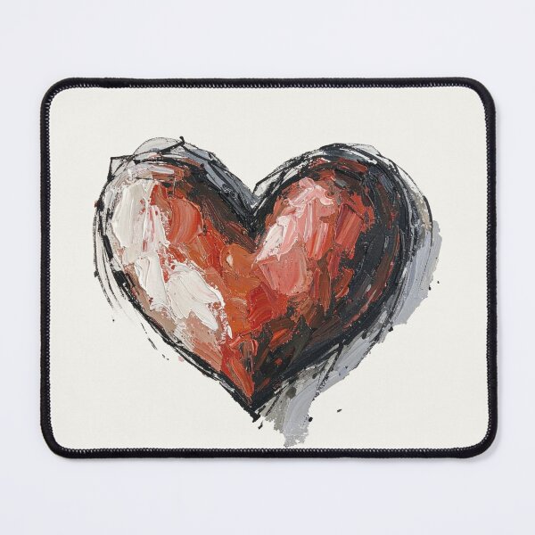 Item preview, Expressive Painted Heart designed and sold by yara.lahdo.