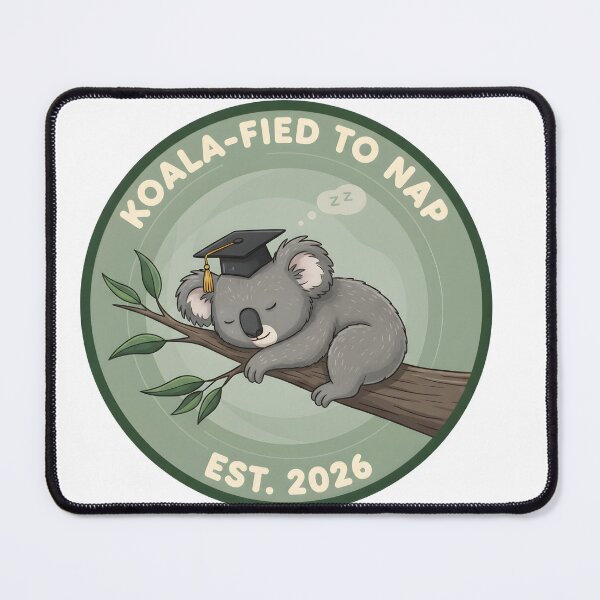 Item preview, Koala-fied To Nap Funny Graduation Koala designed and sold by ND-Culture.