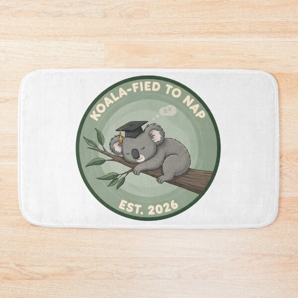 Item preview, Koala-fied To Nap Funny Graduation Koala designed and sold by ND-Culture.