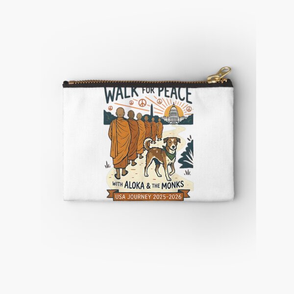 Item preview, Walk for Peace Monks Dog USA Journey 2025-2026 Vintage Zen designed and sold by CristHuds.