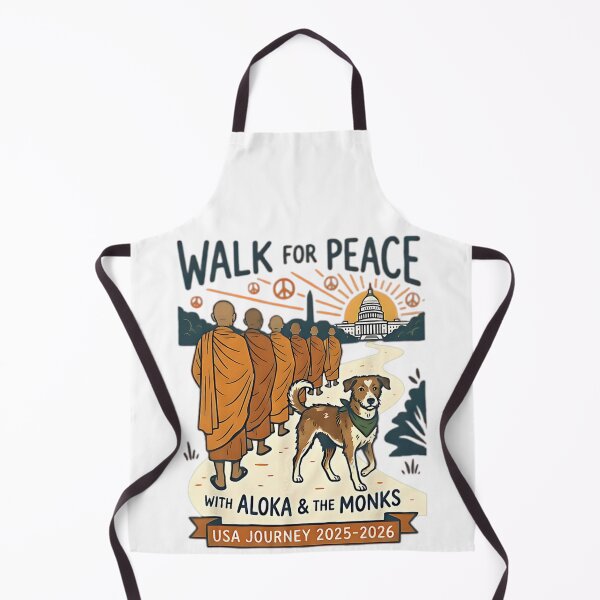 Item preview, Walk for Peace Monks Dog USA Journey 2025-2026 Vintage Zen designed and sold by CristHuds.