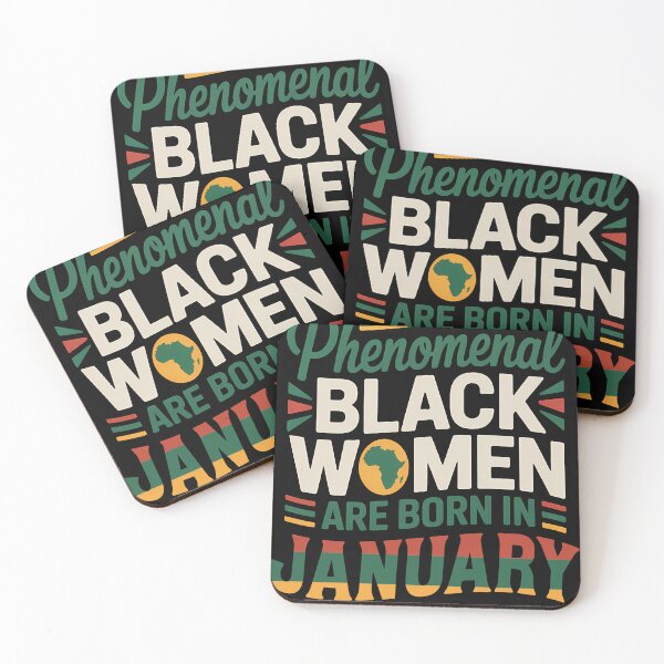 Item preview, Phenomenal Black Women Are Born In January Gift designed and sold by RoyesButler.