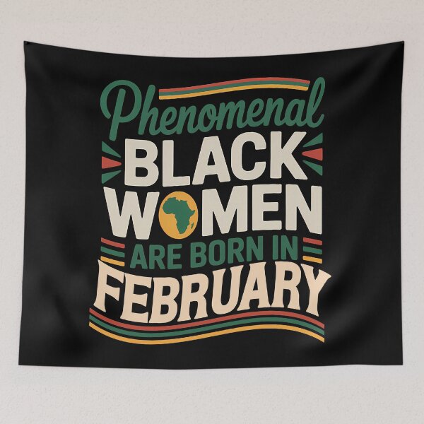 Item preview, Phenomenal Black Women Are Born In February Gift designed and sold by RoyesButler.