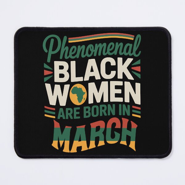 Item preview, Phenomenal Black Women Are Born In March Gift designed and sold by RoyesButler.