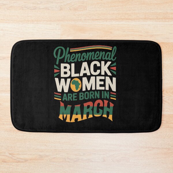 Item preview, Phenomenal Black Women Are Born In March Gift designed and sold by RoyesButler.