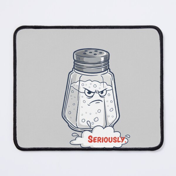 Item preview, Don't Be So Salty Funny Grumpy Salt Shaker Pun designed and sold by ND-Culture.