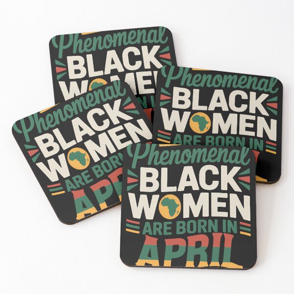 Item preview, Phenomenal Black Women Are Born In April Gift designed and sold by RoyesButler.