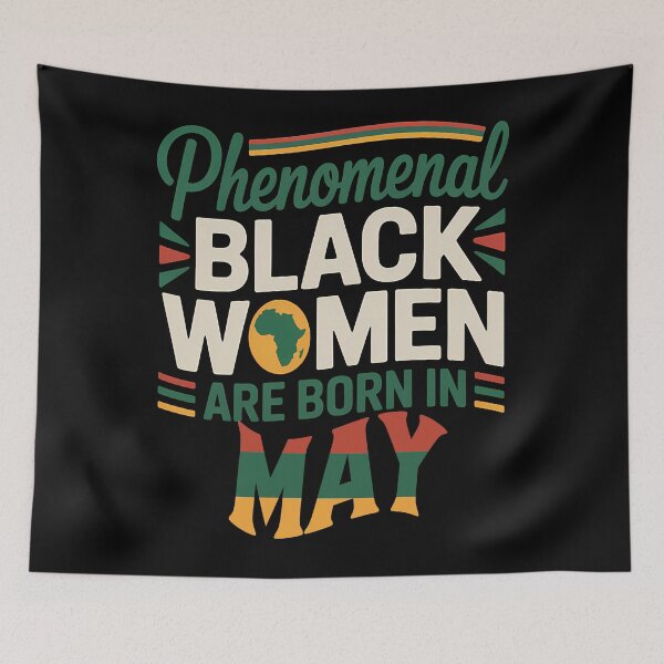 Item preview, Phenomenal Black Women Are Born In May Gift designed and sold by RoyesButler.