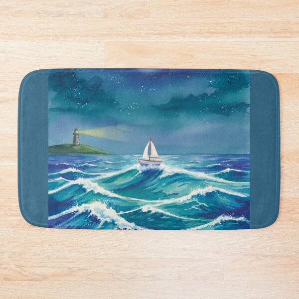Item preview, Watercolor Lighthouse Art Print – Beacon of Hope, Comfort & Remembrance designed and sold by DesireeNguyen.