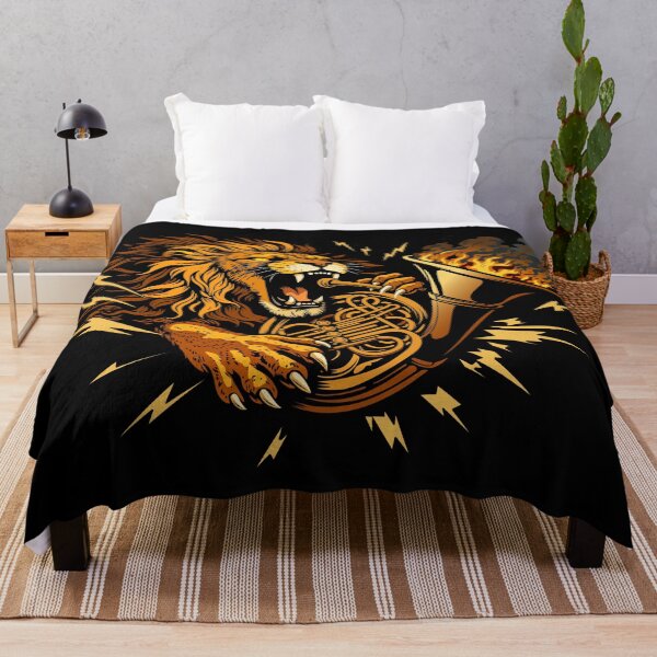 Item preview, Roaring Lion Horn – Fire Sound Power Illustration designed and sold by LluviaStudio.