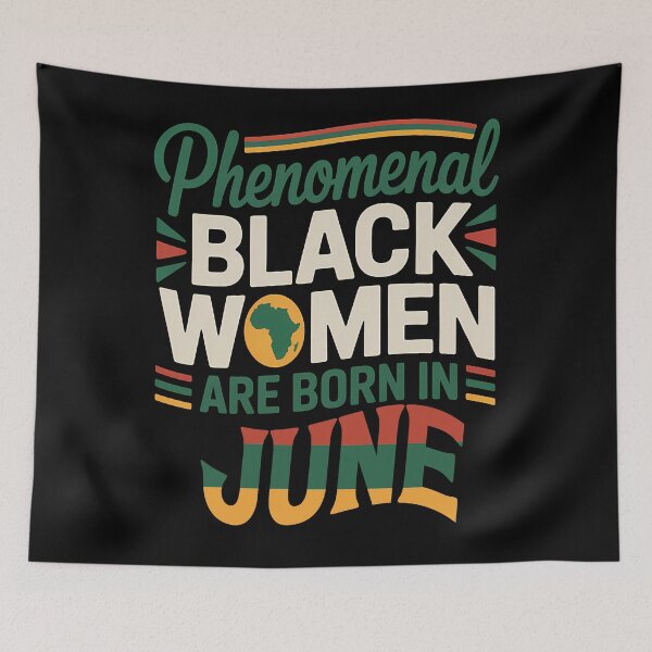 Item preview, Phenomenal Black Women Are Born In June Gift designed and sold by RoyesButler.