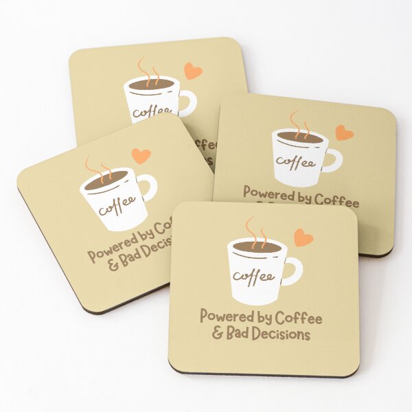 Item preview, Driven by coffee and bad decisions designed and sold by studio468.