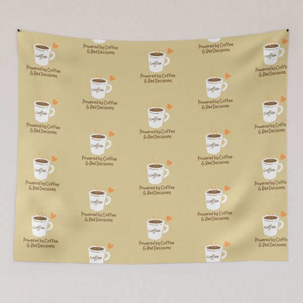 Item preview, Driven by coffee and bad decisions designed and sold by studio468.