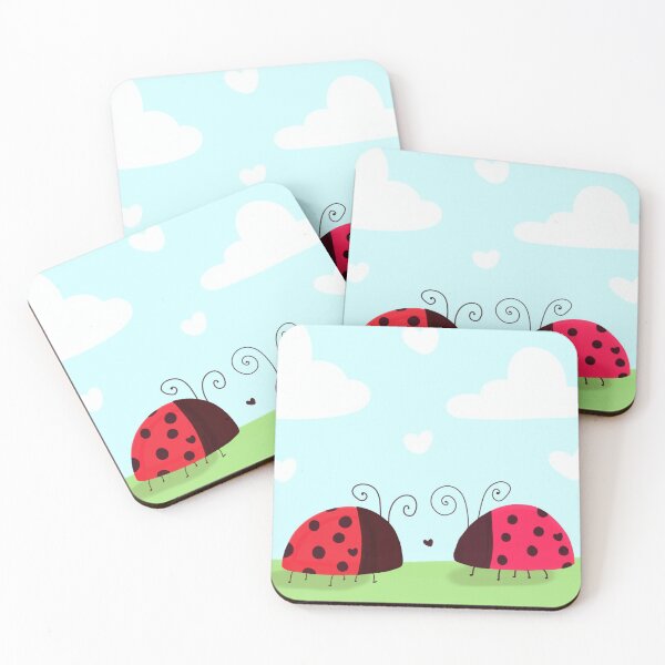 Item preview, Ladybugs in Love designed and sold by bird-songs-.
