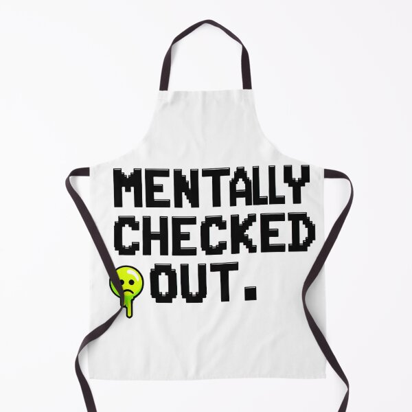 Item preview, Mentally Checked Out – Funny Relatable Quote Design with Melting Emoji | Trendy Aesthetic designed and sold by Nene's design.