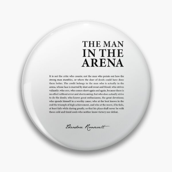 Item preview, The man in the arena designed and sold by corbrand.