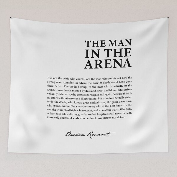 Item preview, The man in the arena designed and sold by corbrand.