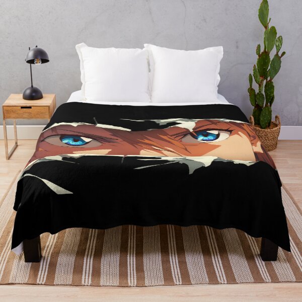 Item preview, Asuka Langley Neon Genesis Evangelion Blue Eyes Peeker designed and sold by PMartistStudio.
