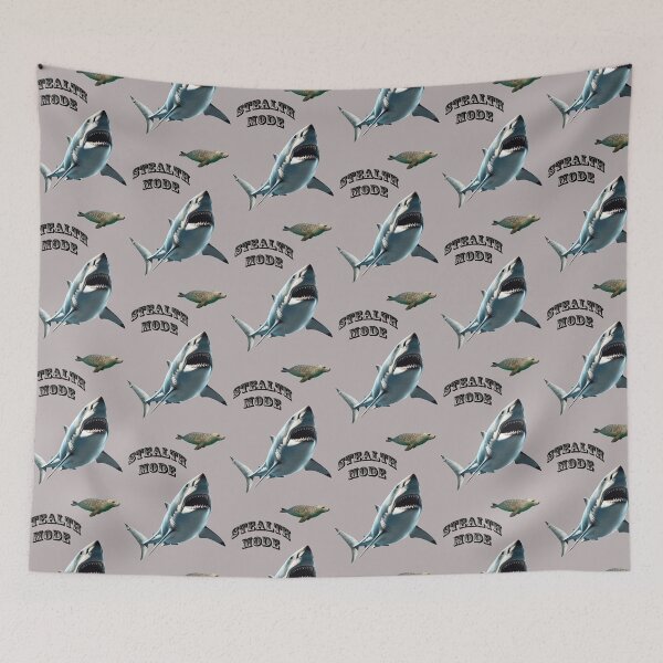 Item preview, Great White Shark Stalking a Harbor Seal Underwater designed and sold by urmaddad.