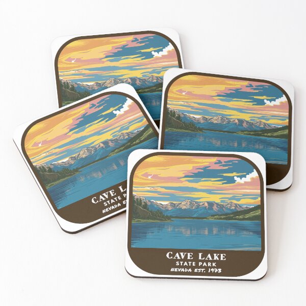 Item preview, Vintage Cave Lake State Park (Nevada State Park) designed and sold by RabbitK.