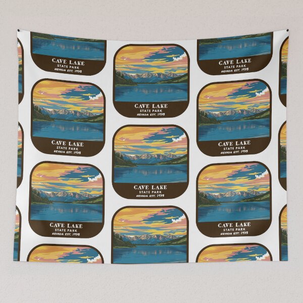 Item preview, Vintage Cave Lake State Park (Nevada State Park) designed and sold by RabbitK.