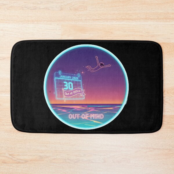 Item preview, Out of Office Out of Mind Funny Retro Digital Escape designed and sold by ND-Culture.