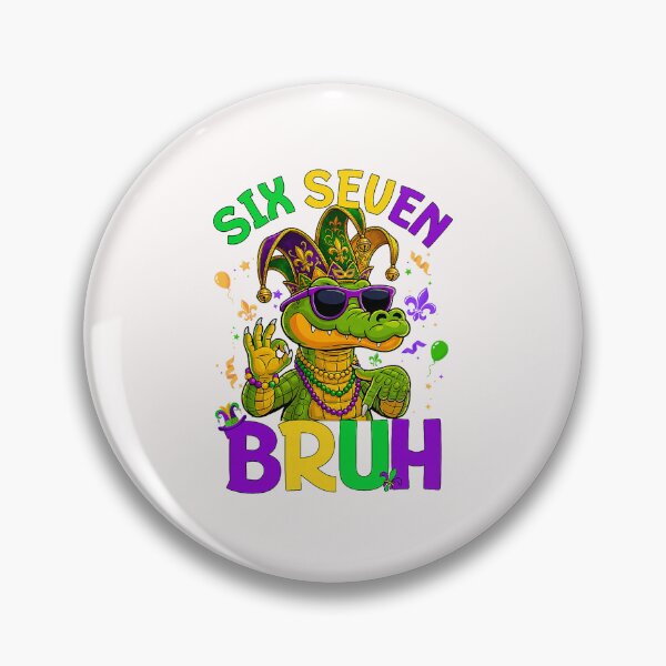 Item preview, bruh Six Seven Bruh Alligator 6 7 Mardi Gras 67 Boys Kids Youth  designed and sold by FrankIsabel.