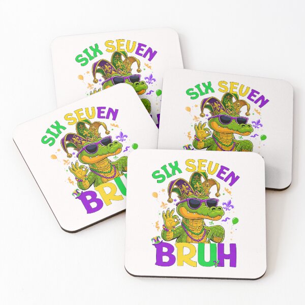 Item preview, bruh Six Seven Bruh Alligator 6 7 Mardi Gras 67 Boys Kids Youth  designed and sold by FrankIsabel.