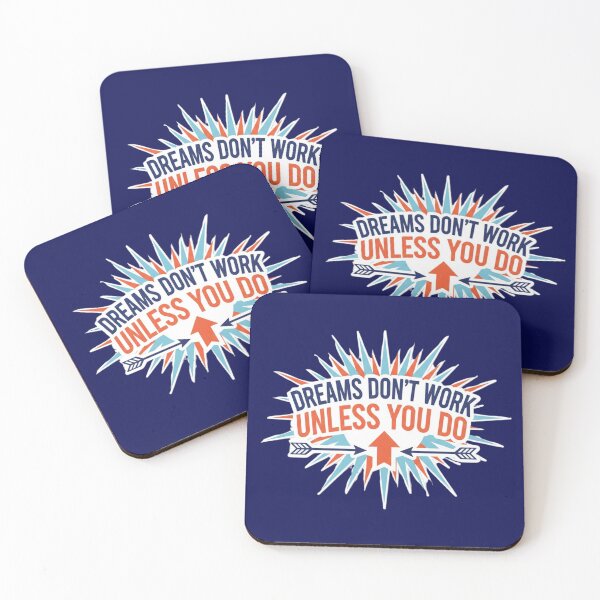 Item preview, Dreams Don't Work Unless You Do - Retro Hustle Starburst designed and sold by LoudVictory.