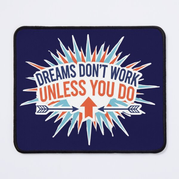 Item preview, Dreams Don't Work Unless You Do - Retro Hustle Starburst designed and sold by LoudVictory.