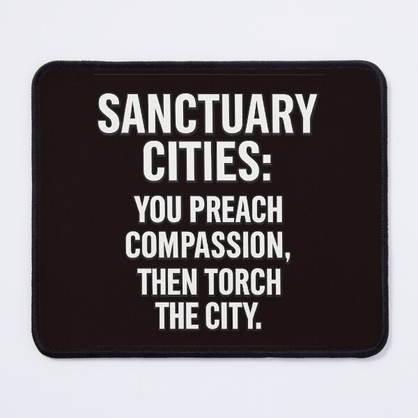 Item preview, You Preach Compassion, Then You Torch Cities. designed and sold by Whiny Walt's Custom Tees.