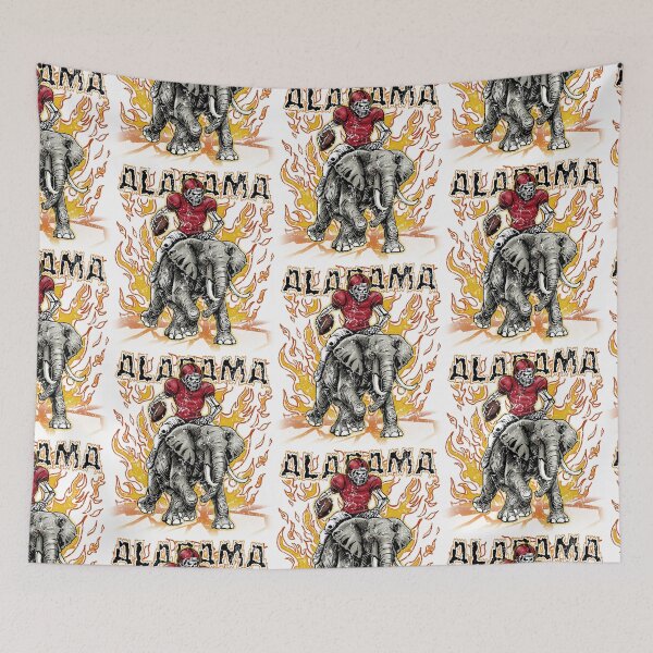 Item preview, Alabama Football Skull designed and sold by RebeccaLittlee.