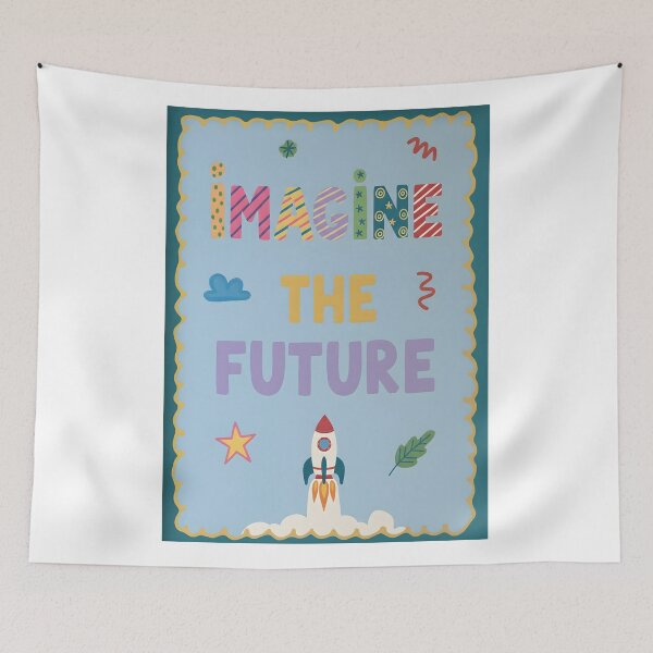 Item preview, Imagine the Future Motivational Wall Art for Kids Room designed and sold by shopcanva.