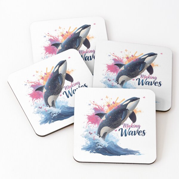 Item preview, Orca Making Waves designed and sold by the-aus-duck.