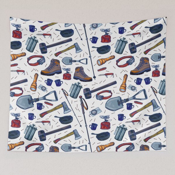 Item preview, Got Matches Camping Pattern designed and sold by CampK80.