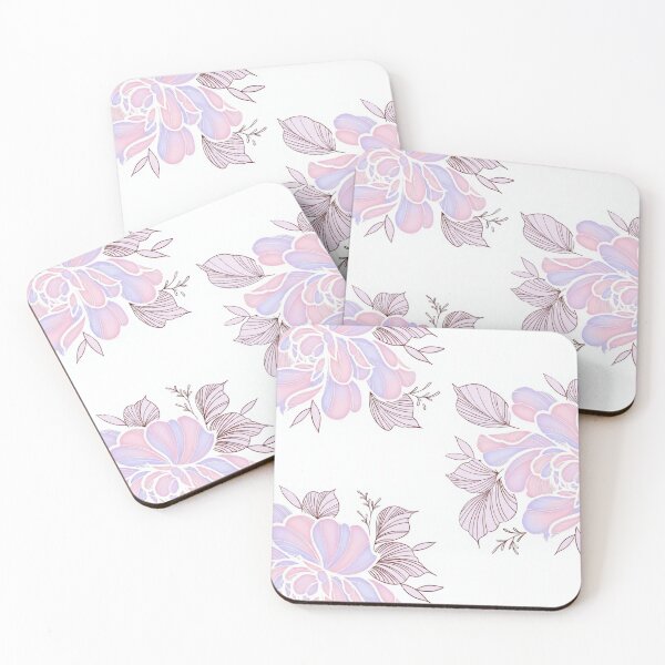 Item preview, Pastel Floral Line Art Bloom designed and sold by Khatumeye.