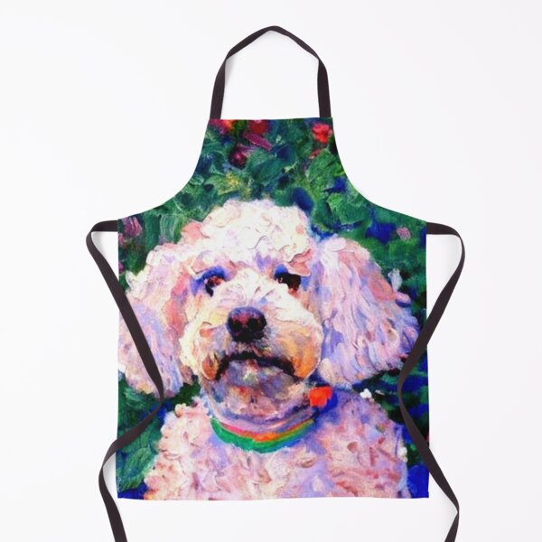 Item preview, Color-Rich Impressionist Two Poodles Art for Creative Dog Owners designed and sold by WildStroke.